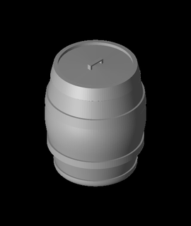 barril 3d modelo mansoor73 3d print model - Mito3D