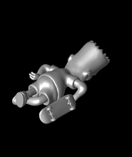 Bart Simpson Skateboardstl 3d Modell 3ddesigner danke 3d print model - Mito3D