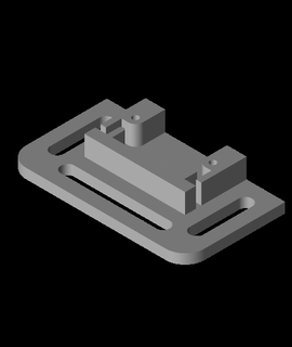 base plato dantourín 3d print model - Mito3D