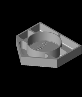 base ball casse croûte plateau cl impression 3d print model - Mito3D