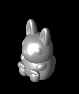 basic bunny built bot Animals 3d print model - Mito3D