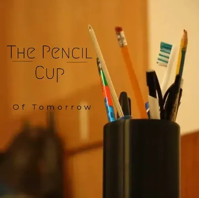 basic pencil cup customizable - 3d by roprint2 on thangs 3d print model - Mito3D