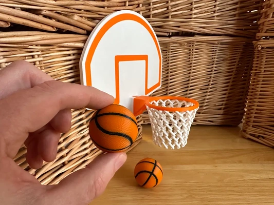 sepet iç çamaşırları arkalık 3d by davemakesstuff teşekkürler alışveriş spor dalları takım basketbol buzdolabı mıknatıs çift renk renkli top oyun oyuncak 3d print model - Mito3D