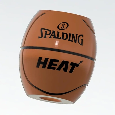 basketball koozie heatstl - 3d by w3dmaker on thangs 3d print model - Mito3D