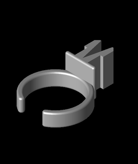pipistrello anelli Halloween chrismaster animali 3d print model - Mito3D
