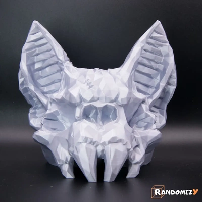 bat skull - poly 3d by randomizy on thangs 3d print model - Mito3D
