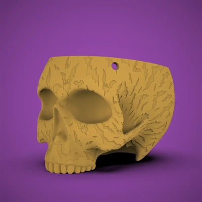 pipistrello cranio planter bowl 3d by chelscct chelsey crea cose on grazie fioriera caramella ciotola testa halloween spaventoso arredamento 3d print model - Mito3D