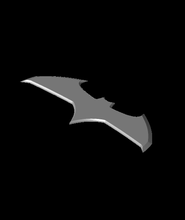 Batarang 3d model Mattias Hellberg teşekkürler 3d print model - Mito3D