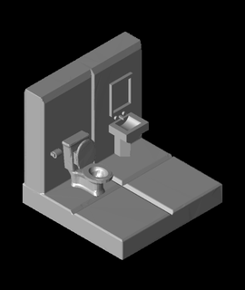 banheiro 3d modelo nf1nk 3d print model - Mito3D