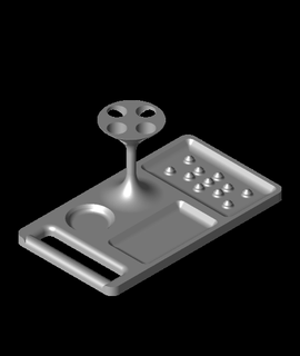 banyo eşya Kulp destek bilimsel patates 3d print model - Mito3D