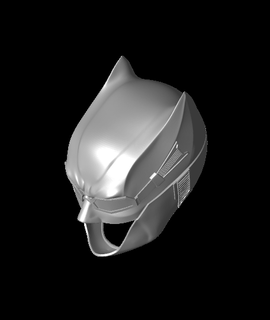 batman justice league helmet with goggles 3d modèle 3d print model - Mito3D