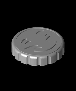 batman - stash jar lid kcwarthog 3d print model - Mito3D