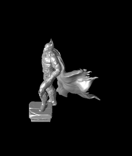 batman cape support free remix 3d model thangs 3d print model - Mito3D