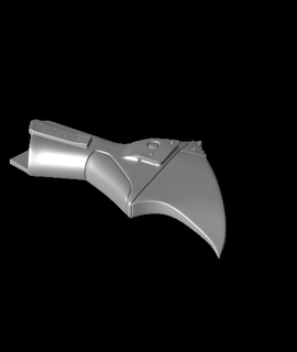 Batman Truhe Symbol leftstl 3d print model - Mito3D