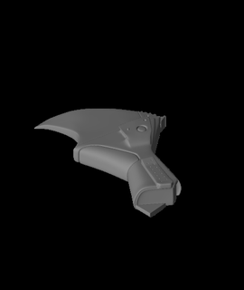 batman chest symbol rightobj 3d print model - Mito3D