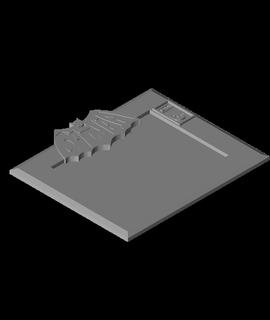 batman frame remix retromaker 3d print model - Mito3D