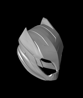 batman capacete 3d modelo chovendo 3d print model - Mito3D