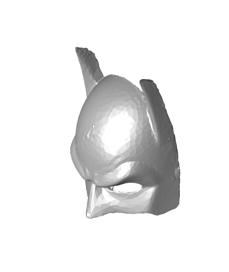 batman masque 3d modèle pleut 3D print model - Mito3D