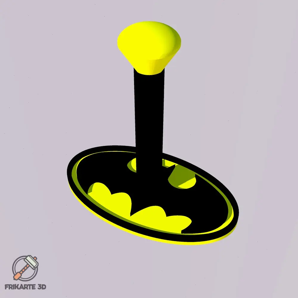 batman oval casco estante soporte 3d by frikarte3d on gracias 3D print model - Mito3D