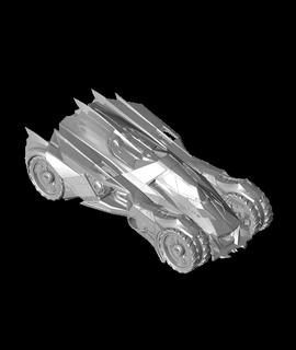 batmobile arkham knightstl 3d model thangs 3d print model - Mito3D