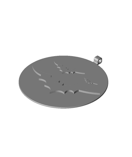 yarasalar madalyon 3d model grizzie17 teşekkürler 3D print model - Mito3D