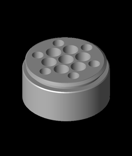 battery drum basestl 3d modèle andy 3d print model - Mito3D
