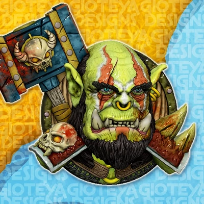 battle orcstl - 3d by gioteya designs on thangs 3d print model - Mito3D