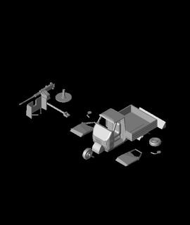 campo batalha veículo Marte hobbies jogos 3d print model - Mito3D