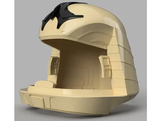 estrela batalha galactica colonial víbora piloto capacete 3d by vil suporte compras on 3d print model - Mito3D