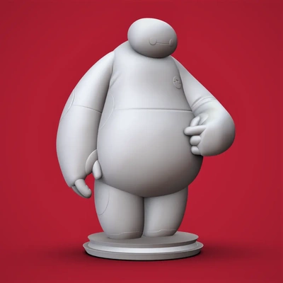 baymax -big hero 6 - 3d by chelscct chelseycreatesthings on thangs big cute animation kids movie fun 3d print model - Mito3D
