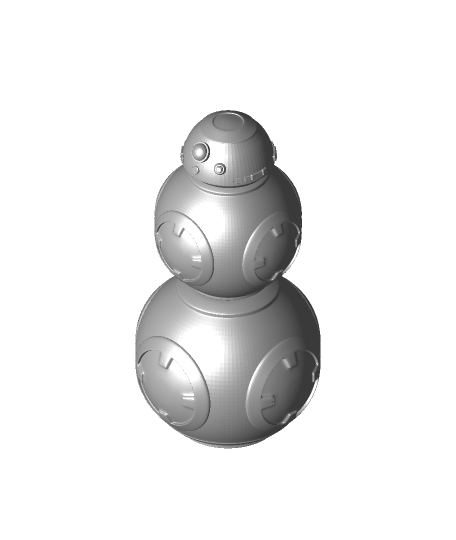 bb8snowmansimplestl talisman 3D print model - Mito3D