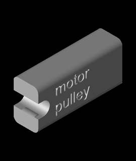 bcn3d motor pulley jigstl 3d model athometv4 thangs 3d print model - Mito3D