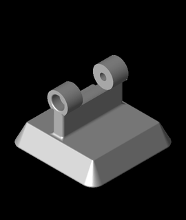 beaglecam soporte trípode v2stl 3d print model - Mito3D