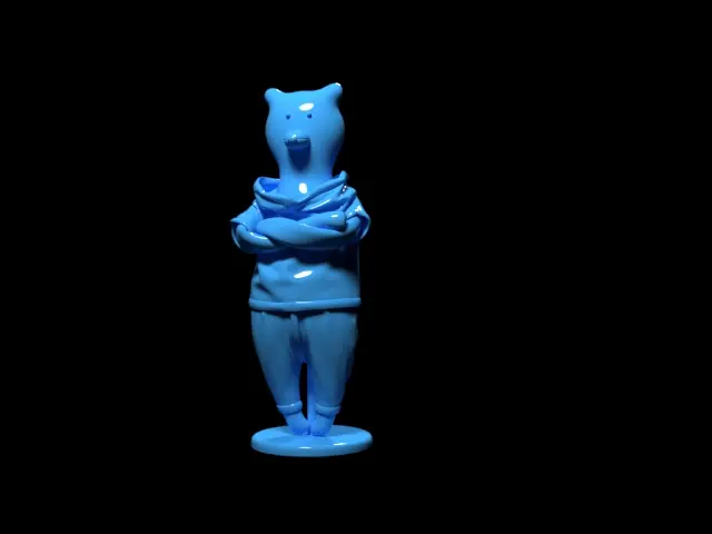 ours jouet 3d by fiers paroles 3D print model - Mito3D