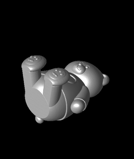Urso namorados coração t shirt casa jardim 3d print model - Mito3D