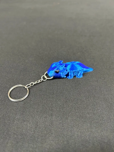 bearded dragon chibi keychain - 3d by built bot on thangs 3d print model - Mito3D