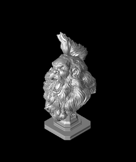 bearded yell support free remix 3d model thangs 3d print model - Mito3D
