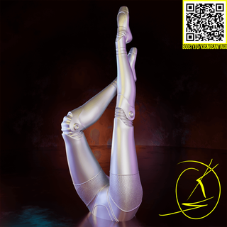 lindo gêmeo pernas kosmosantiago 3d print model - Mito3D