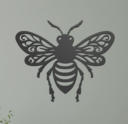 bee wall art - 3d by ri0m0 on thangs 3d print model - Mito3D