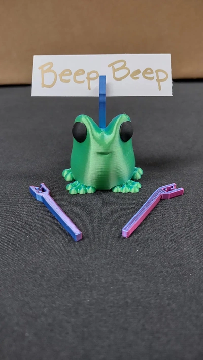 bip grenouille 3d by construit bot 3d print model - Mito3D