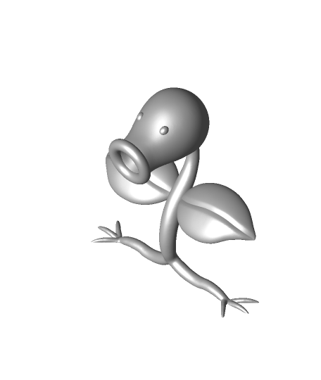 bellsprout Pokémon 3d modelo 3D print model - Mito3D