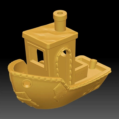 benchy boat stylized - 3d by bowpie on thangs 3d print model - Mito3D