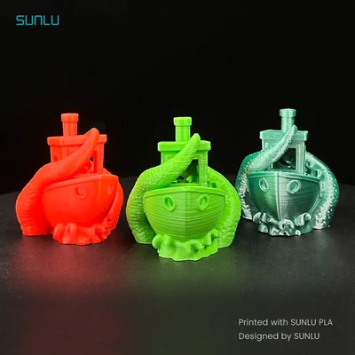 benchy octopus - 3d by sunlu on thangs 3d print model - Mito3D
