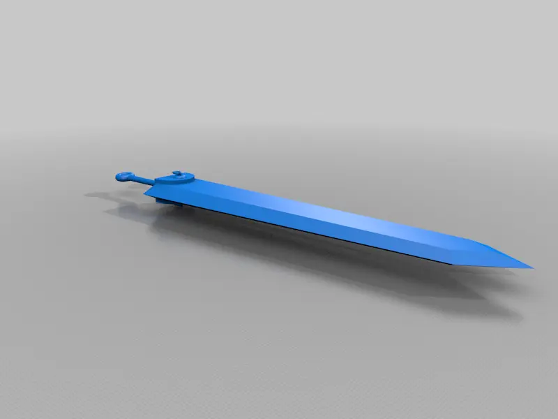 berserk sword keychain - 3d by cubic studios on thangs 3D print model - Mito3D