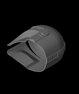 beskar helmetobj 3d model manoshnormeca thangs 3d print model - Mito3D