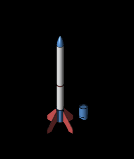 big d roket Bölünmüş vücut adımı 3d model kornişko teşekkürler 3d print model - Mito3D