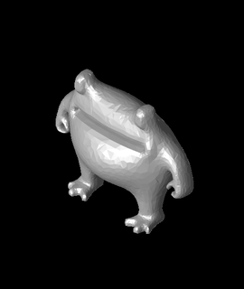 big booty frog colinoconnor630 3d print model - Mito3D