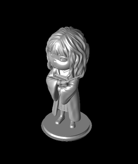 grande head Hermione 3d modelo gracias 3d print model - Mito3D
