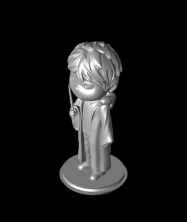 gros head Ron Weasley 3d print model - Mito3D