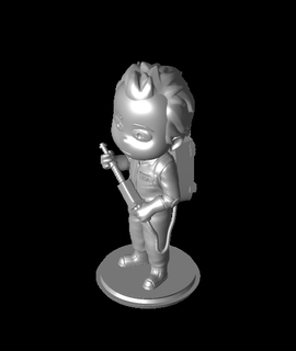 head Venkman caça fantasmas 3d print model - Mito3D